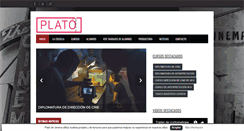 Desktop Screenshot of elplatodecinema.com
